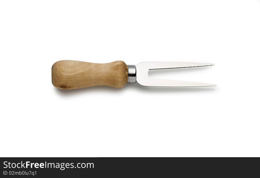 Cheese knife on white background. Cheese knife on white background