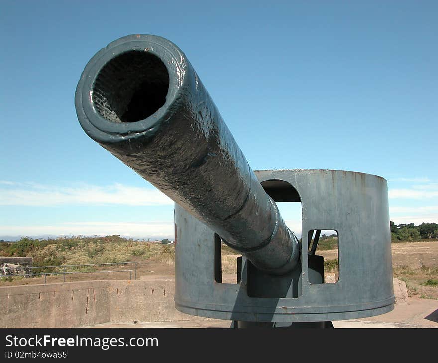 German guns on Jersey