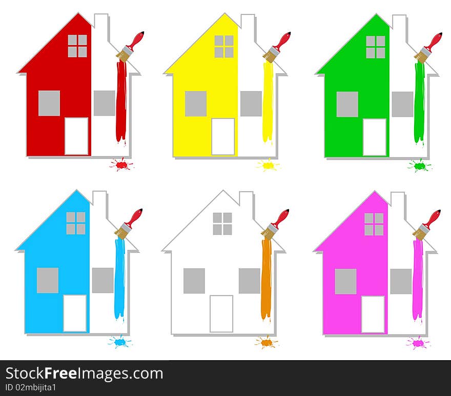 Multicoloured Houses