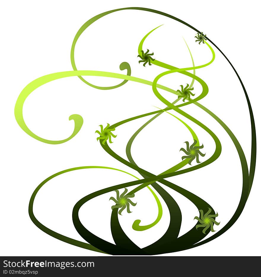 Green Abstract Design Element