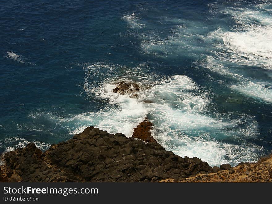 The Athlantic coast of Tenerife