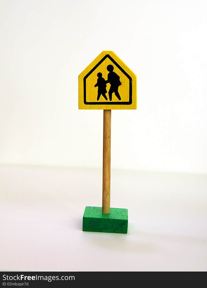 Pedestrian Crossing Road Sign