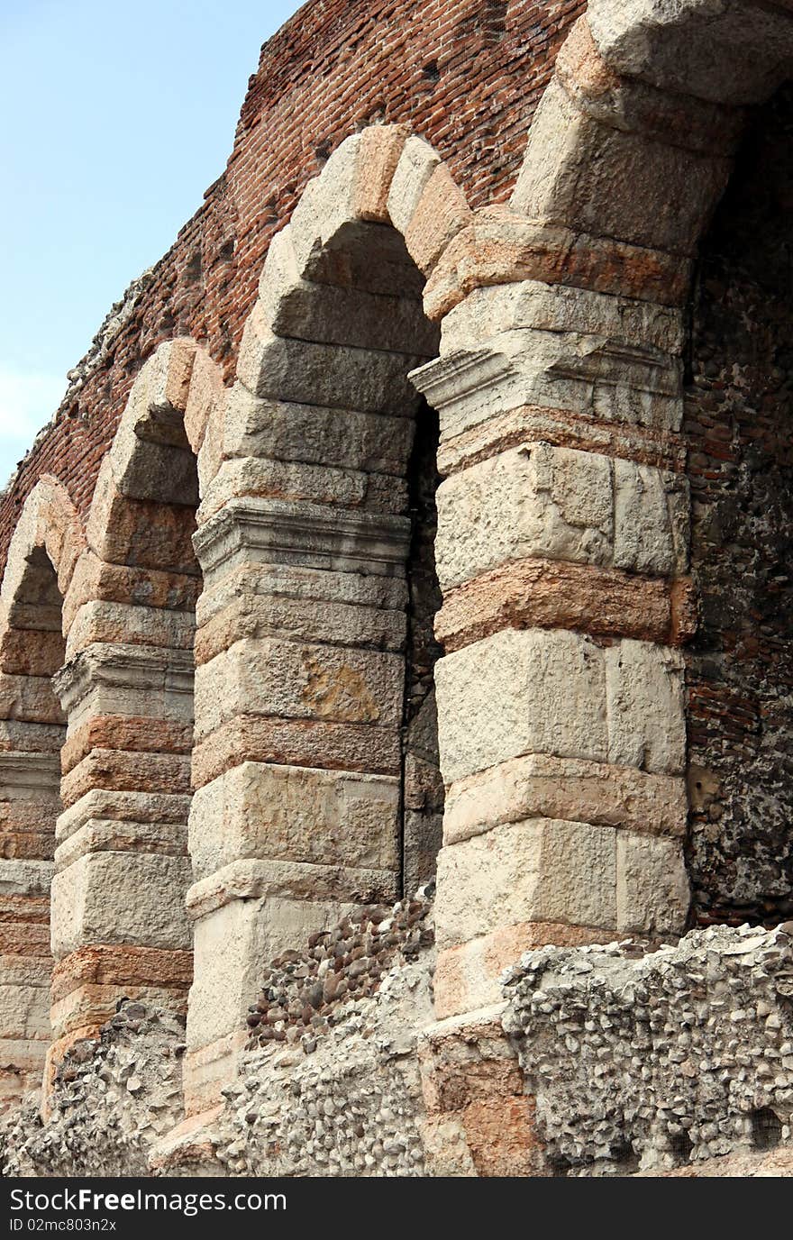 The Arena Colosseum In Verona, Italy