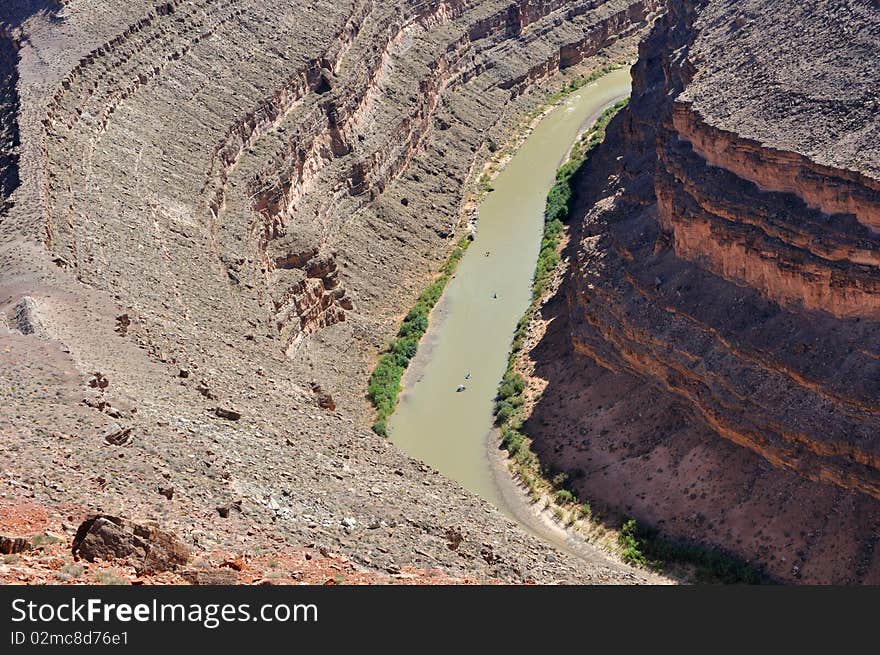 Rafting the Goosenecks of the San Juan River - Utah