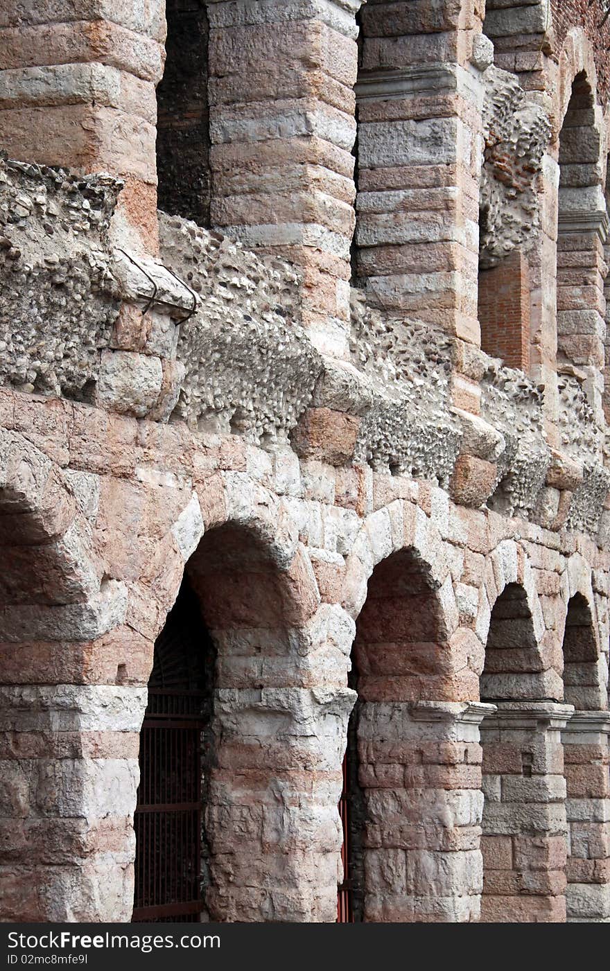 The Arena Colosseum In Verona, Italy