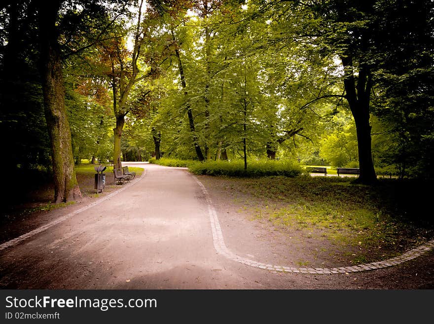 Awesome park in spring time. Awesome park in spring time