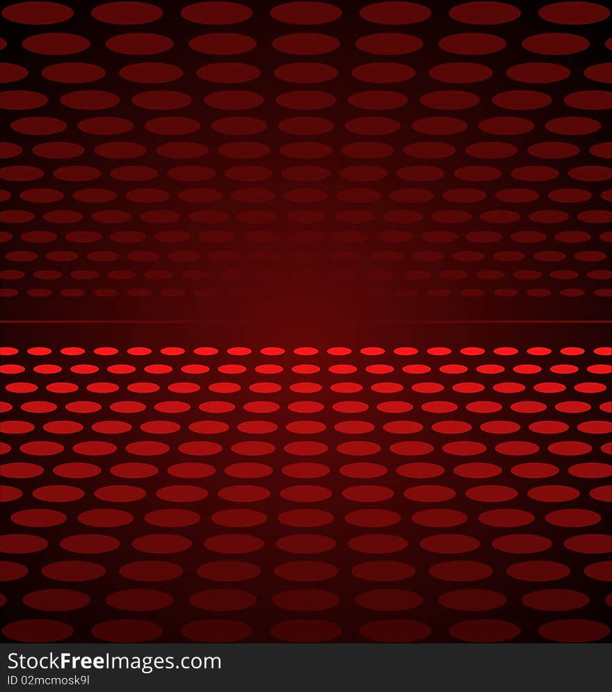 Illustration of abstract background red. Vector