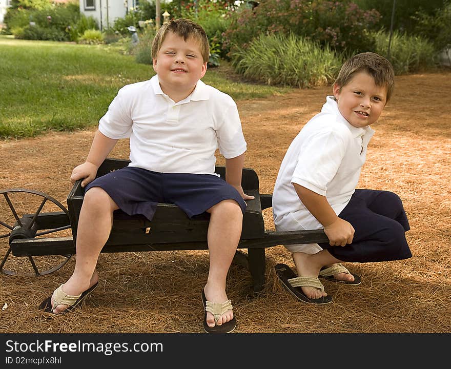 Brothers Playing