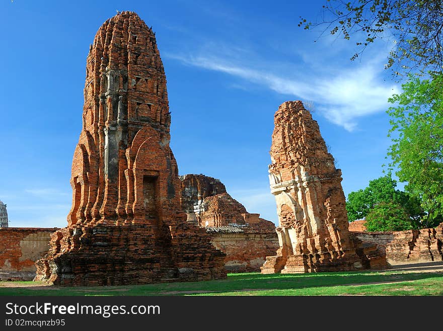 Mahatad temple Ayuttaya Thailand