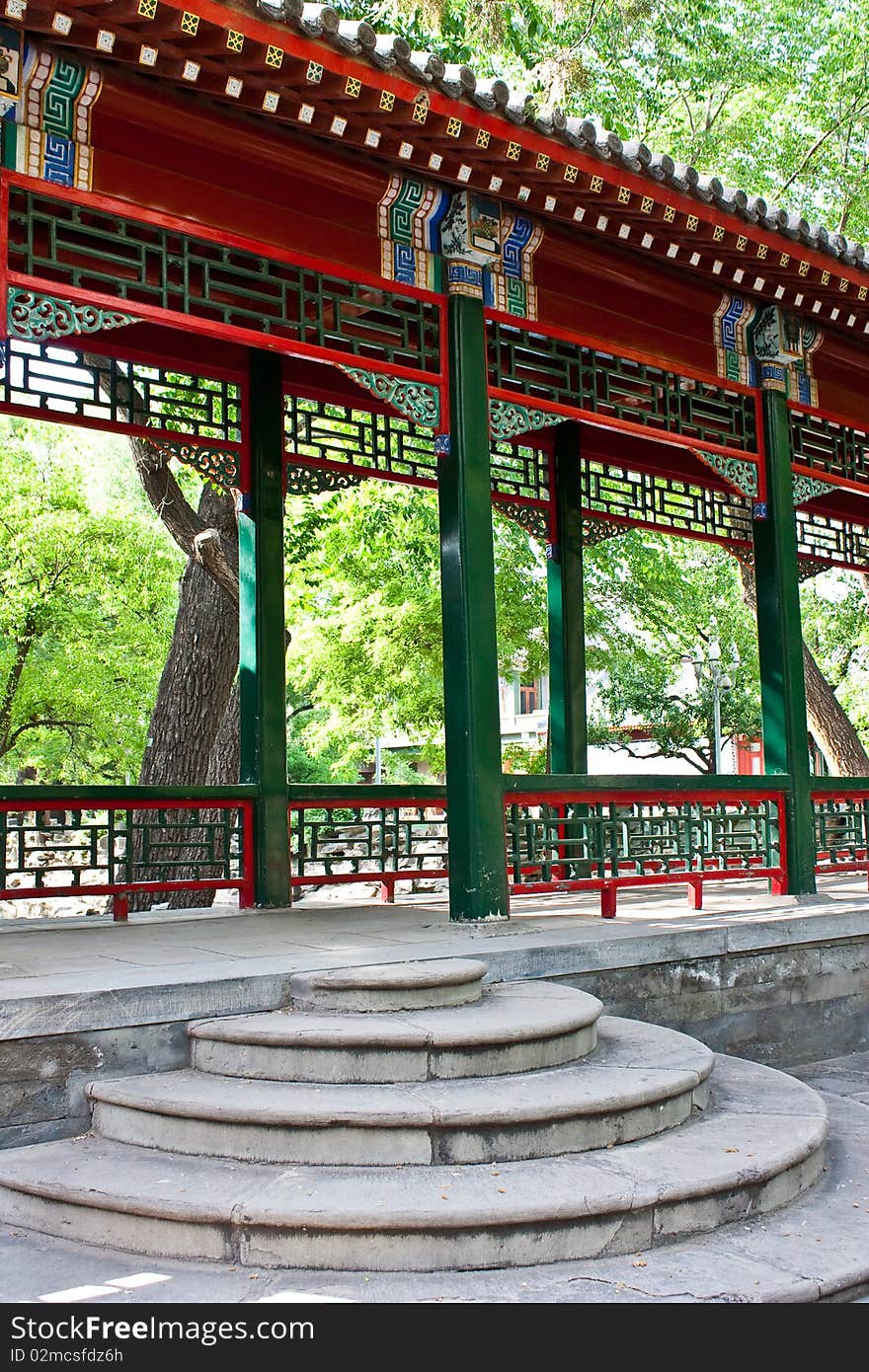 Detail in a residence of Qing Dynasty, close to Forbidden City, Beijing. Detail in a residence of Qing Dynasty, close to Forbidden City, Beijing