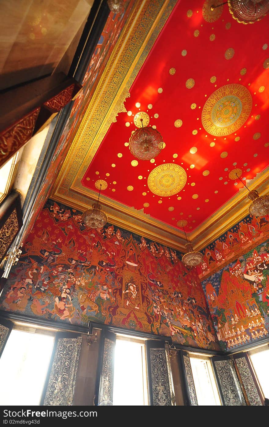 Interior thai temple2