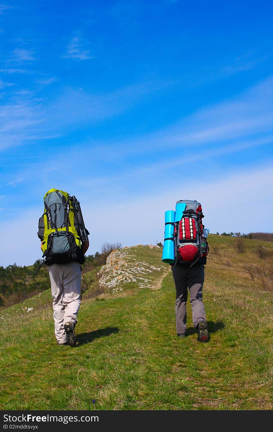 Hiking in the Crimea mountains