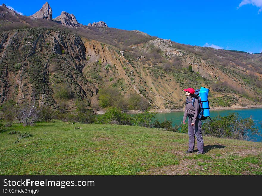 Hiking in the Crimea mountains