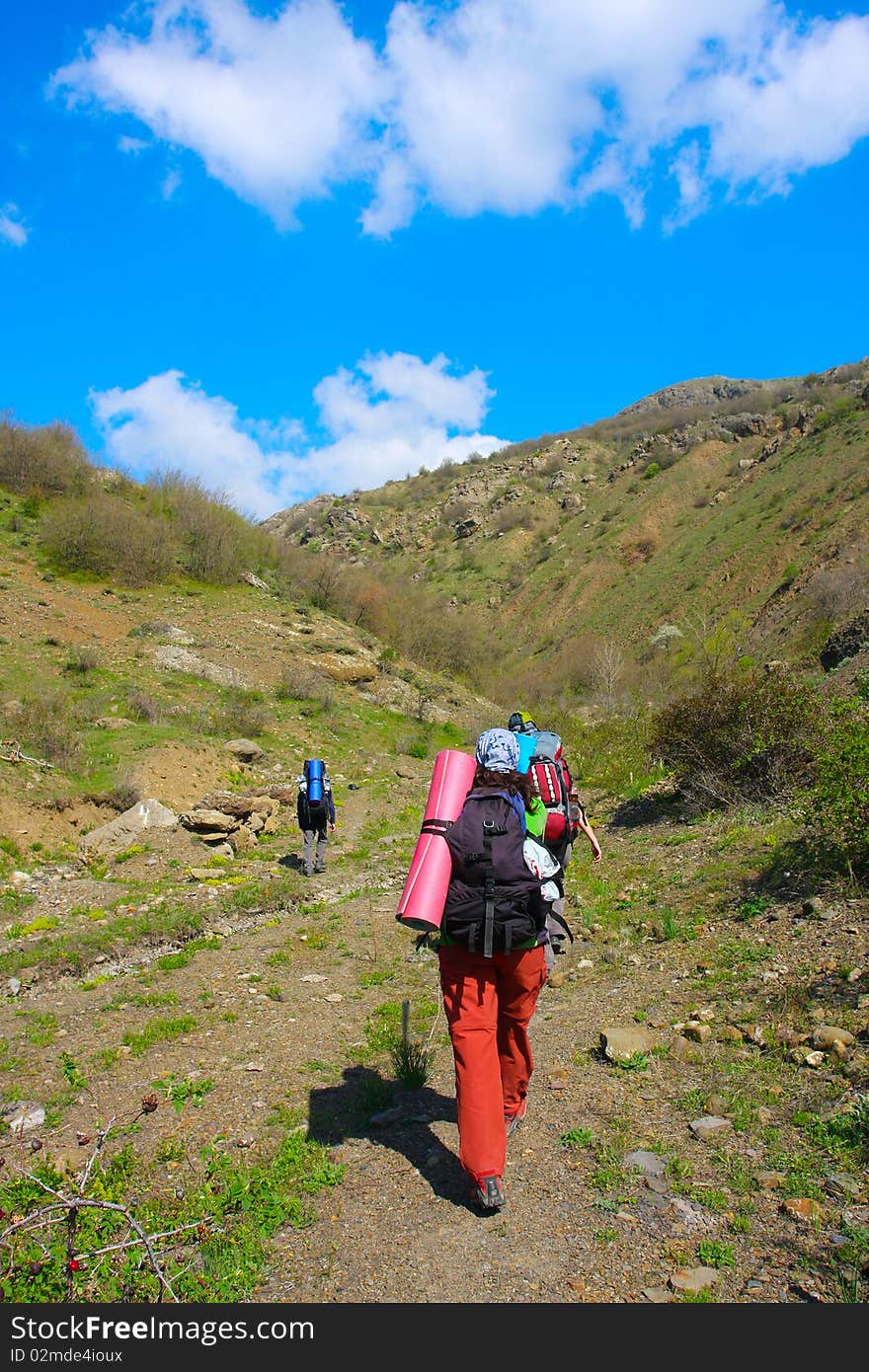 Hiking in the Crimea mountains