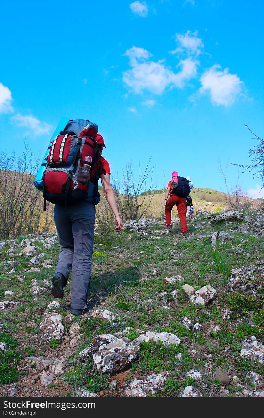 Hiking in the Crimea mountains