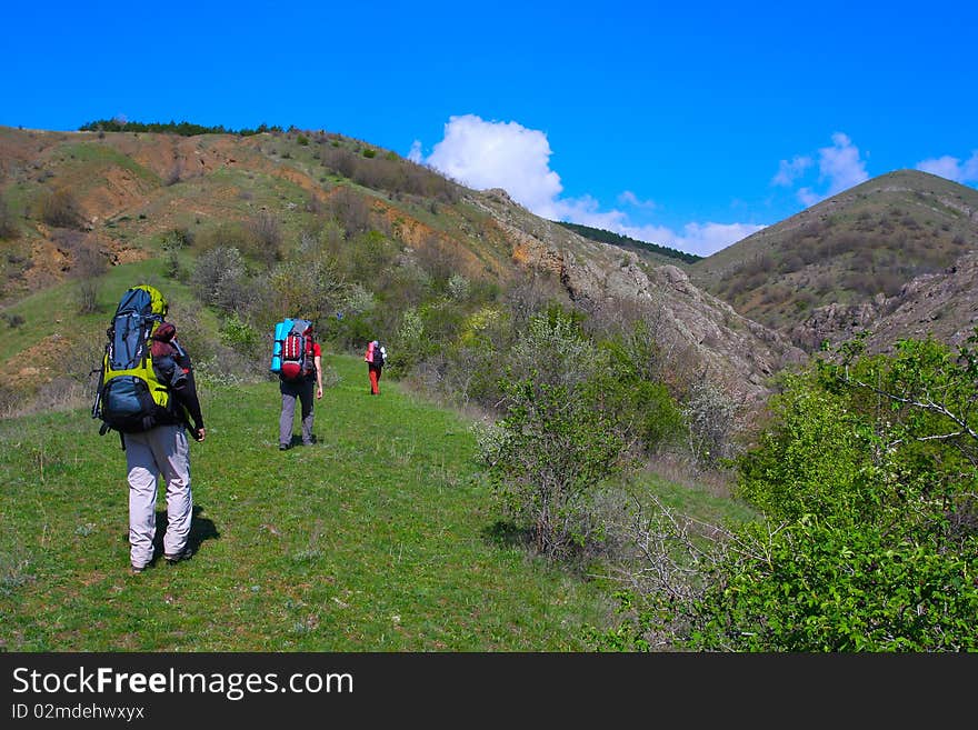 Hiking in the Crimea mountains