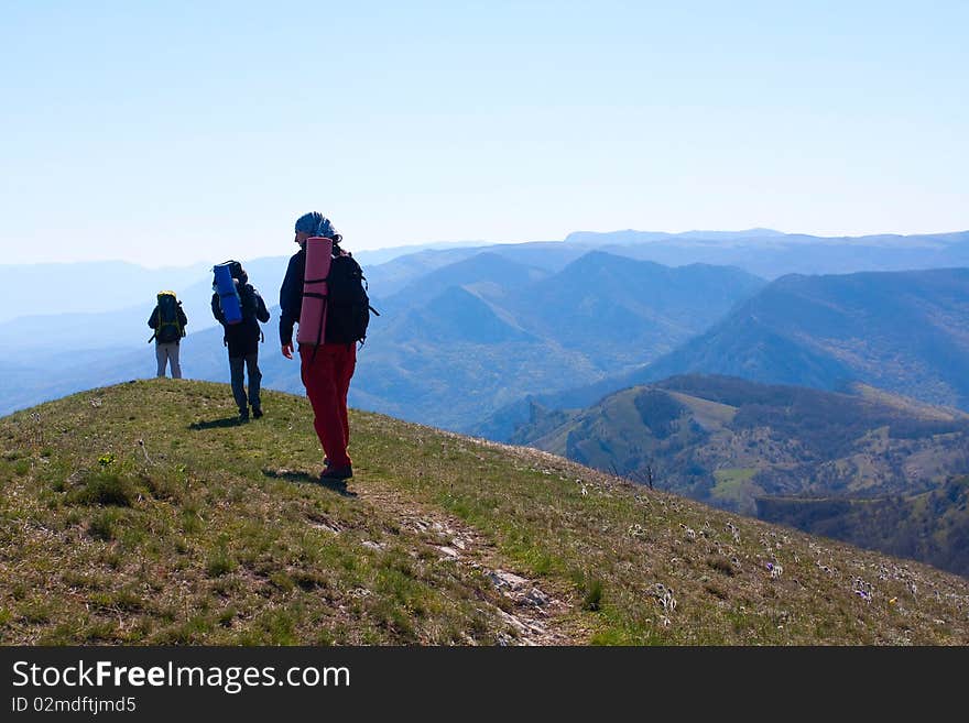 Hiking in the Crimea mountains