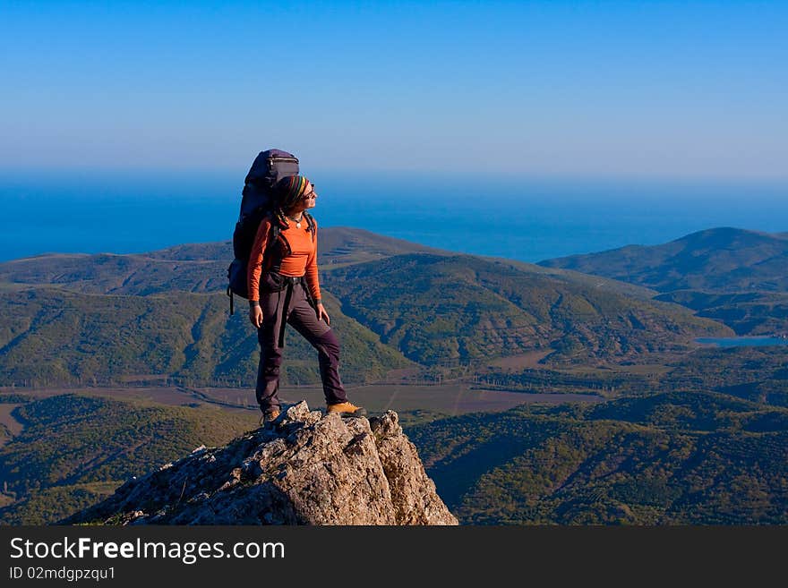 Hiking in the Crimea mountains