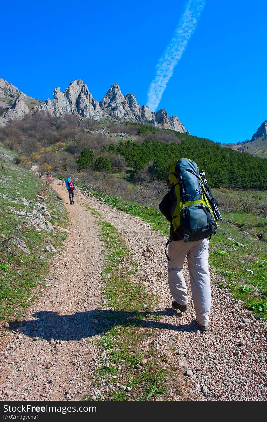 Hiking in the Crimea mountains