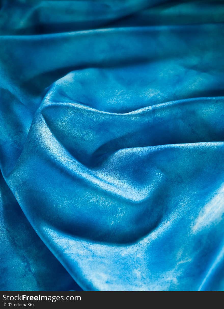 Elegant and soft blue satin