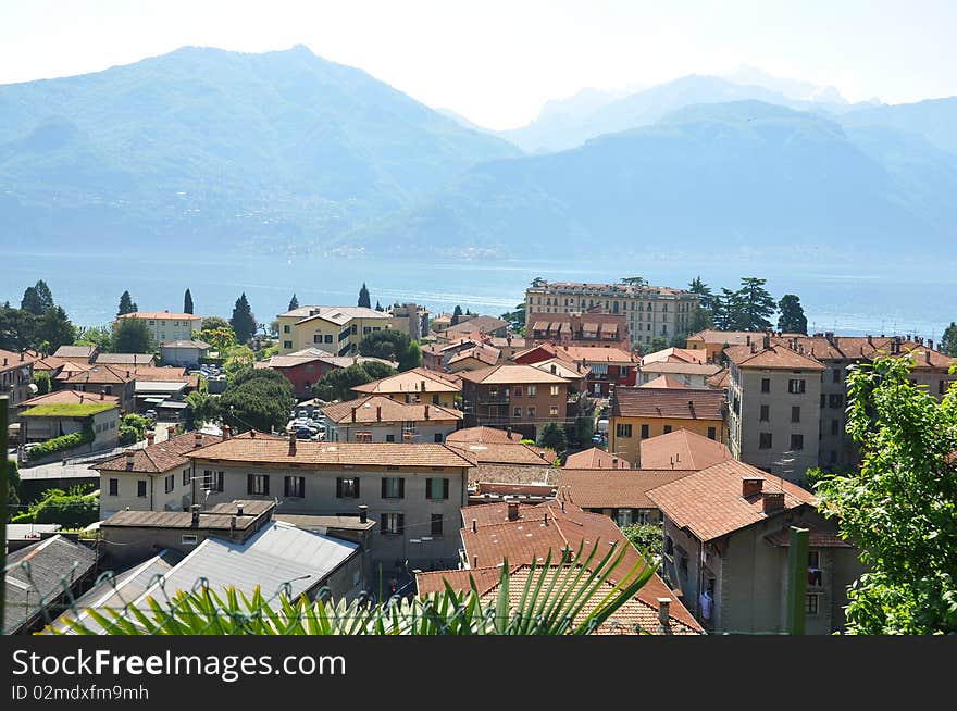 Menaggio town at famous Italian lake Como