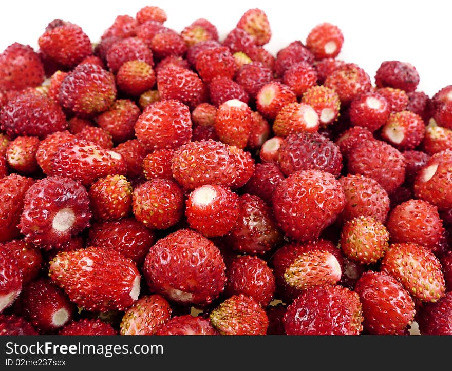 Fotest strawberry close up isolated. Fotest strawberry close up isolated