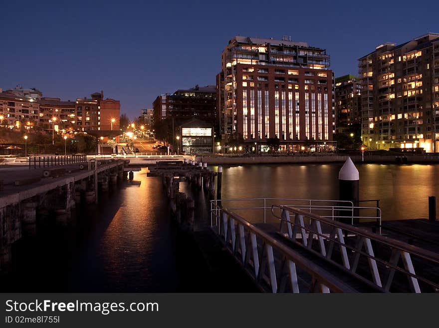 Apartment living on the waterfront.