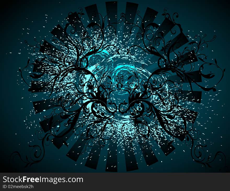 Cosmos abstract background. Vector illustration