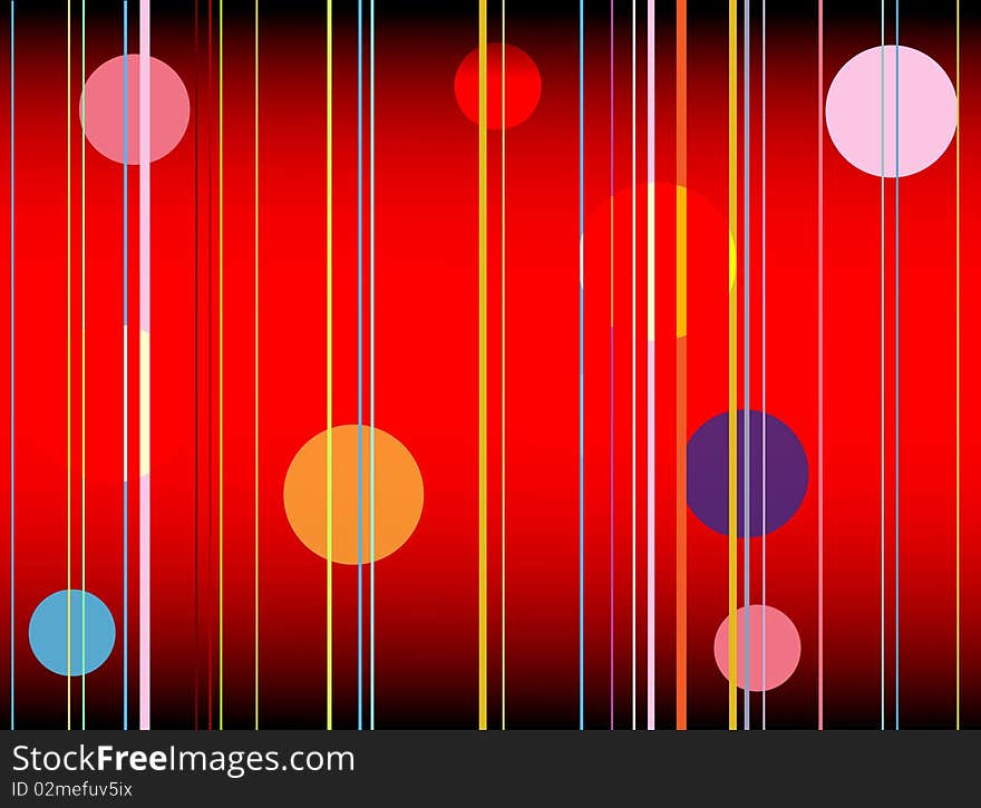 Red abstract background. Vector illustration. Red abstract background. Vector illustration