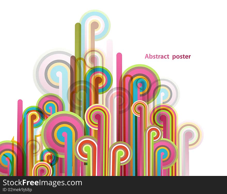 Abstract colored background.