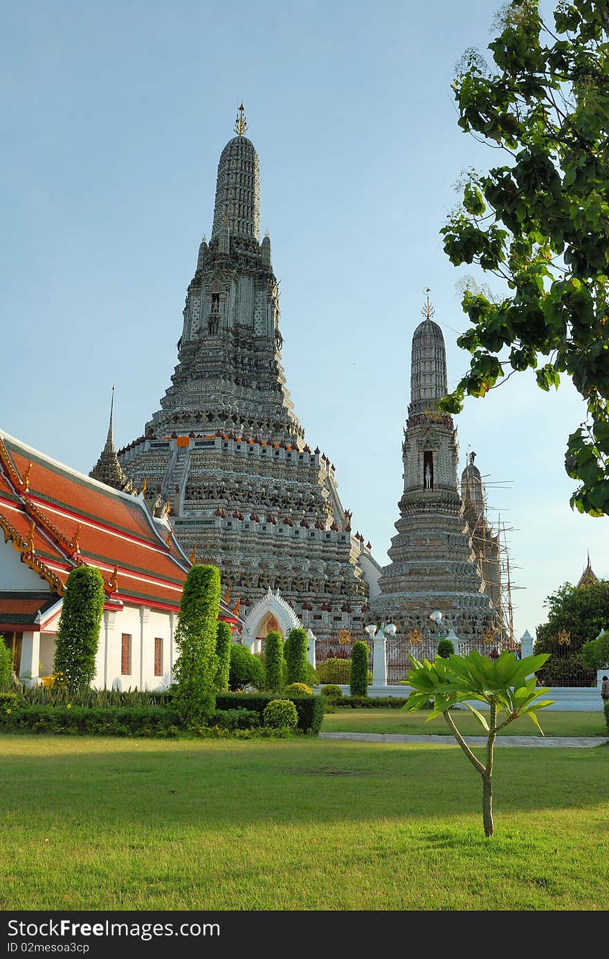 Pagoda at Wat Arun Temple Bangkok
Pagoda