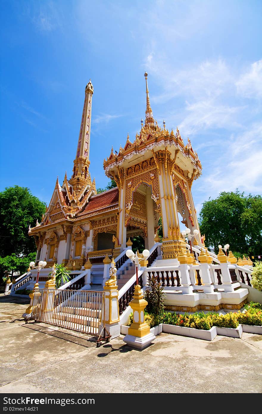 Buddhist crematory Thailand