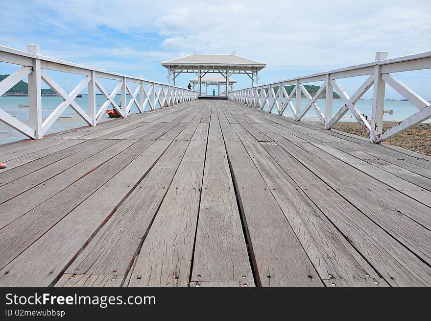 White Bridge in Thailand