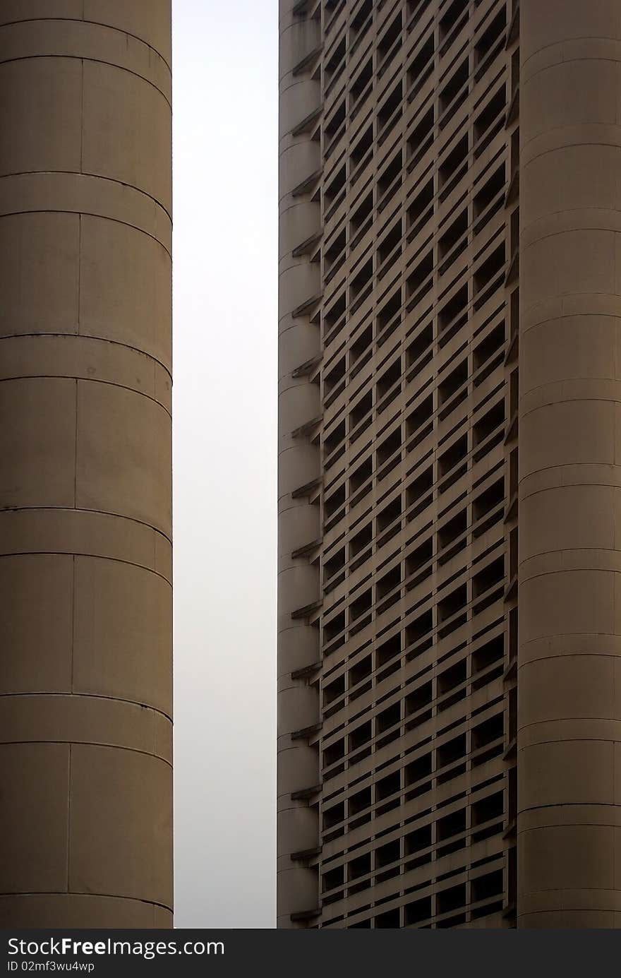 Brutalism facades