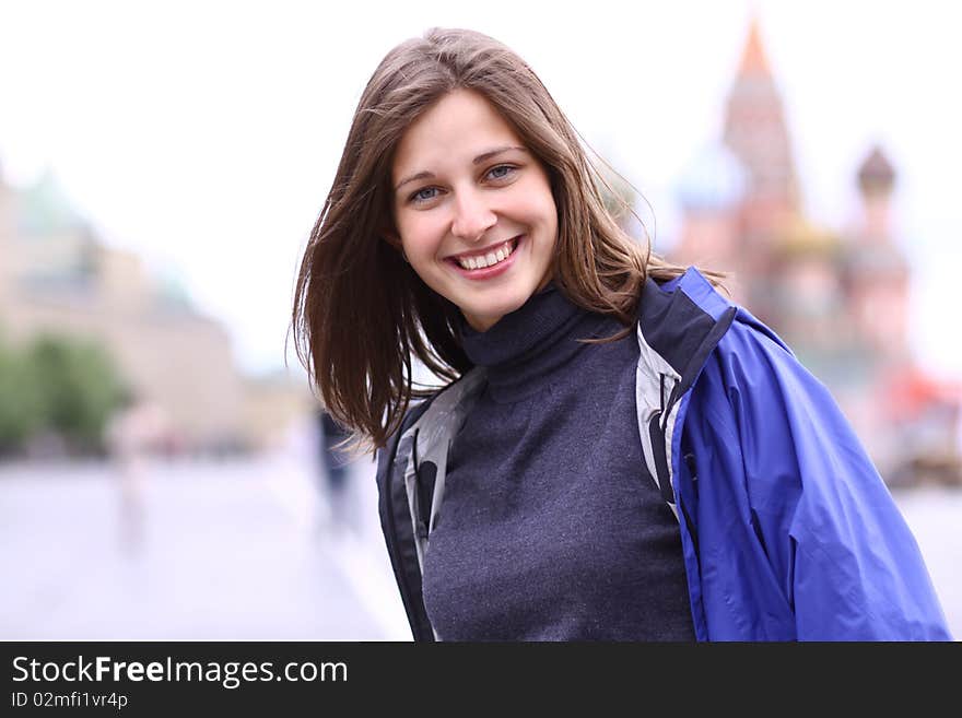 Close Up Portrait Of Young Woman