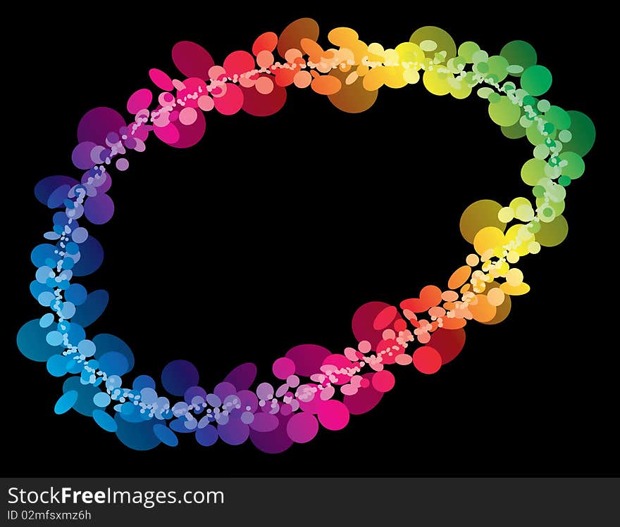 Rainbow ring of circles