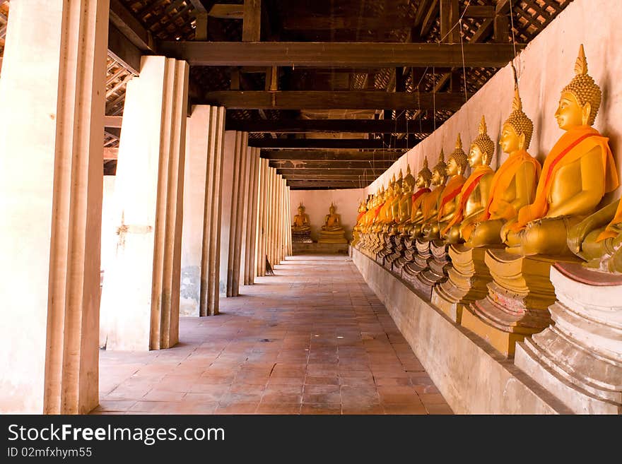 Buddha Ayutthaya Historical Park in Thailand