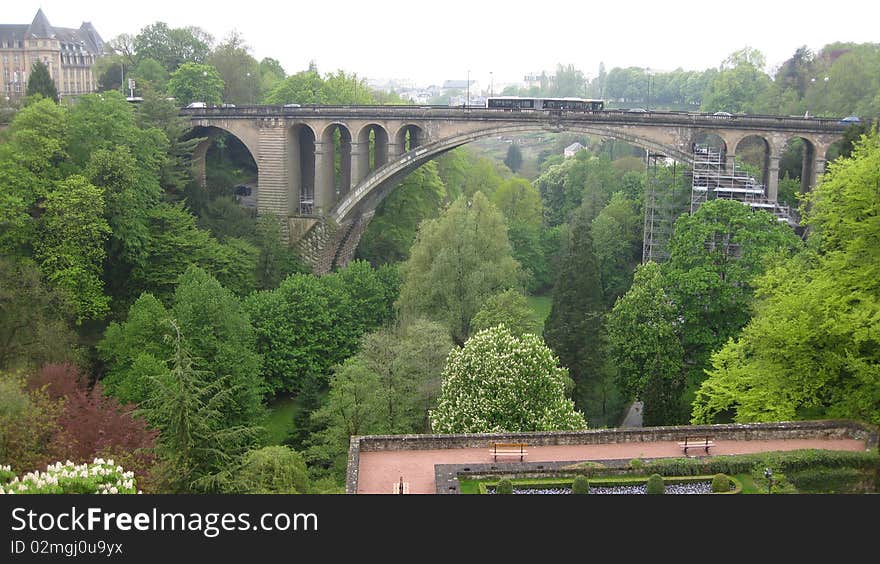 A bridge in Luxembourg