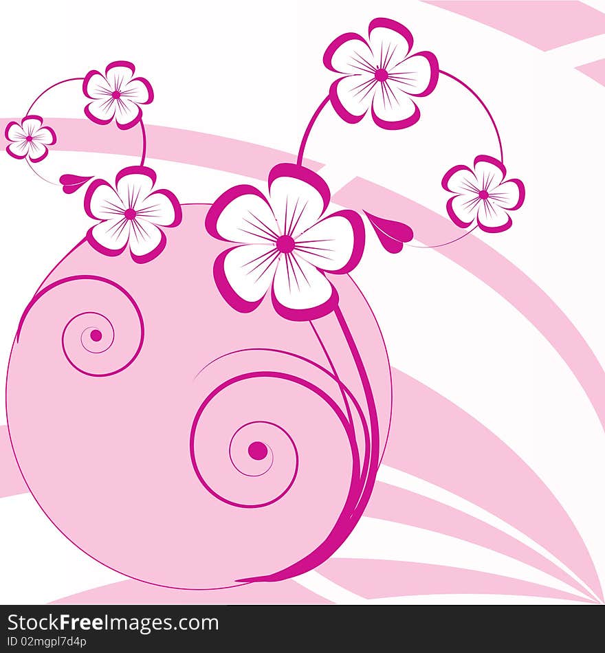 Abstract  Floral Background