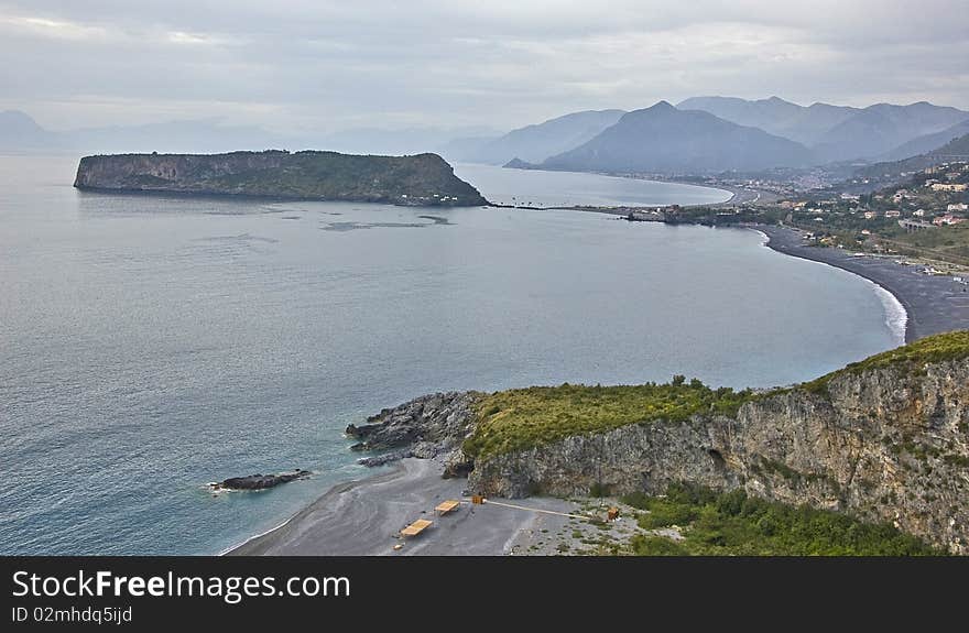 Italian coastline