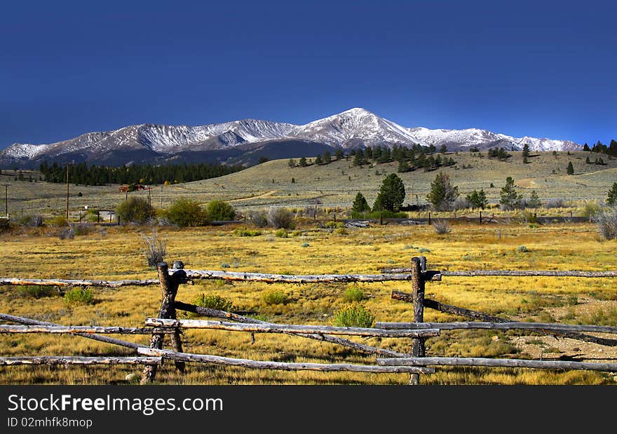 Autumn landscape in rocky mountains South west Colorado. Autumn landscape in rocky mountains South west Colorado