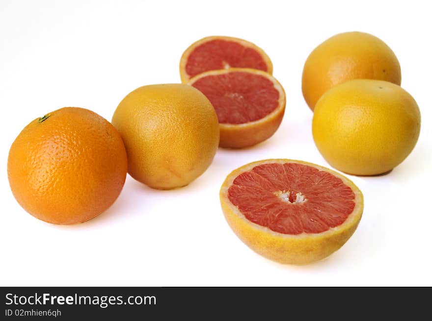 Still life of fruits, oranges