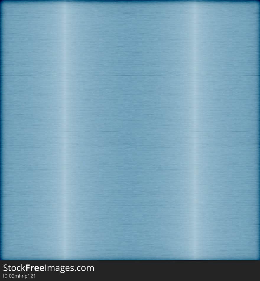 Brushed metal texture abstract background in blue colour in vector format