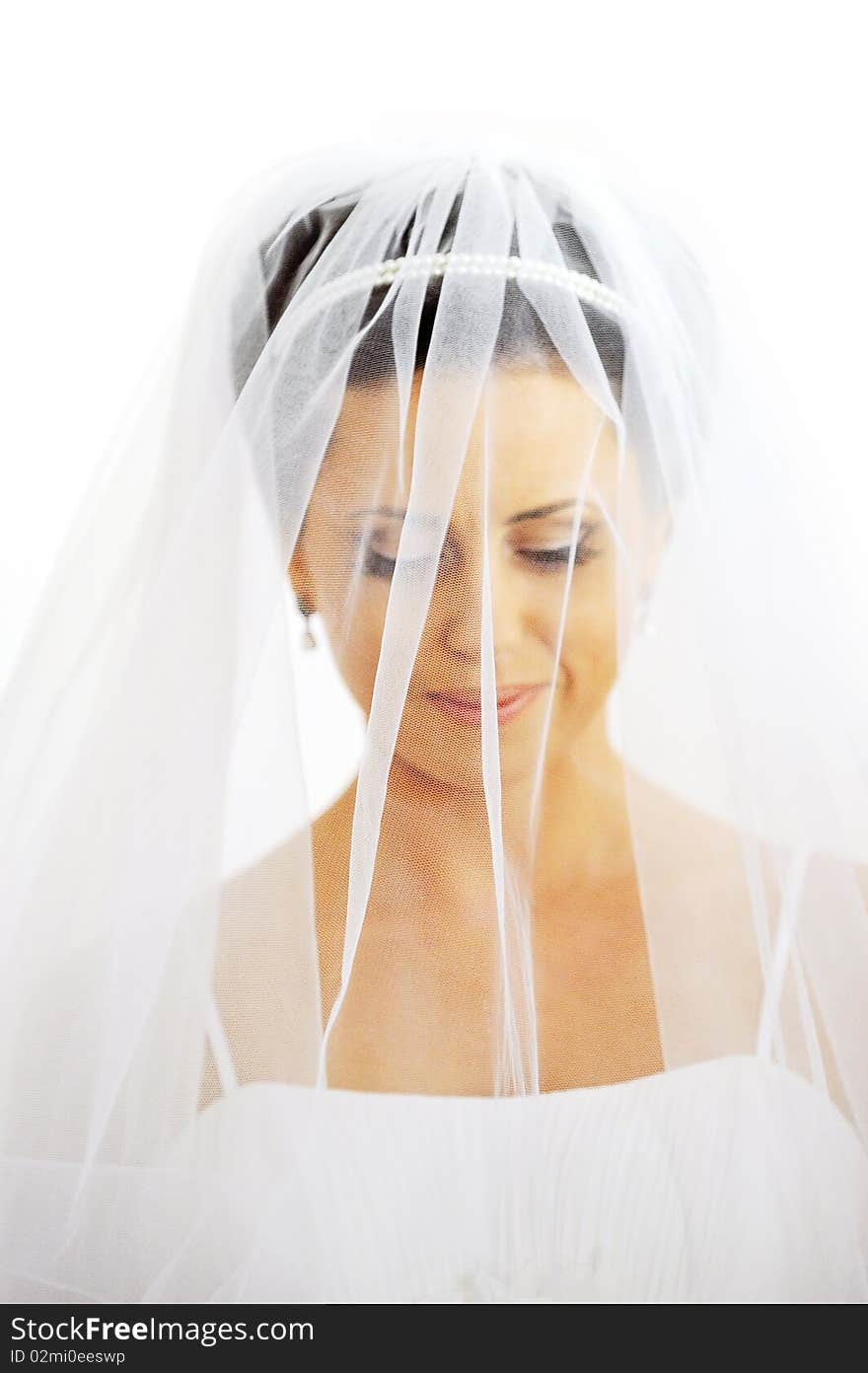 Portrait of beautiful  bride