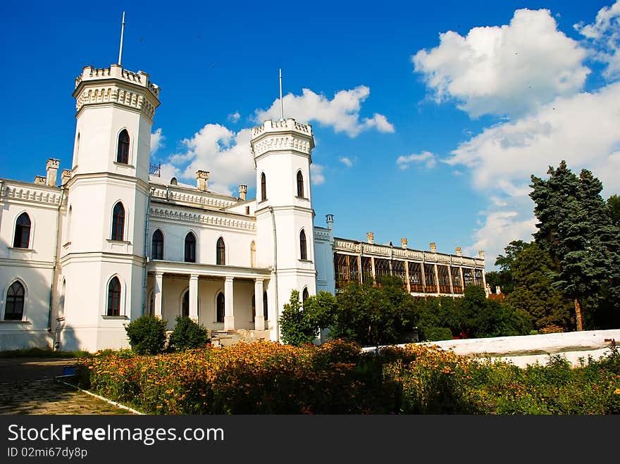 Old russian manor on a sunny day