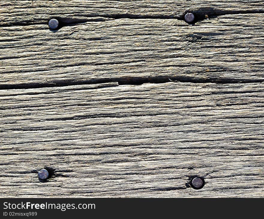 Surface of a wooden board