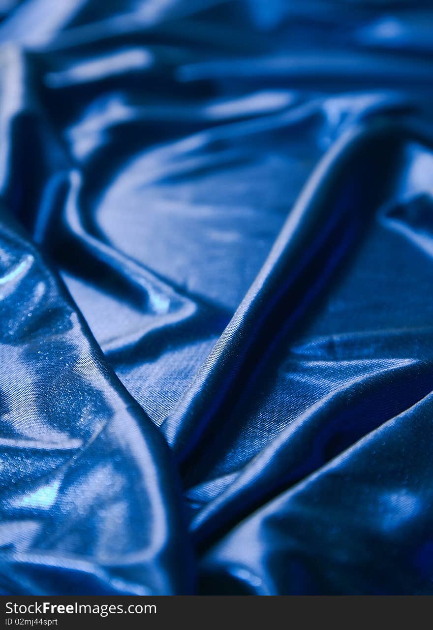 Elegant And Soft Blue Satin