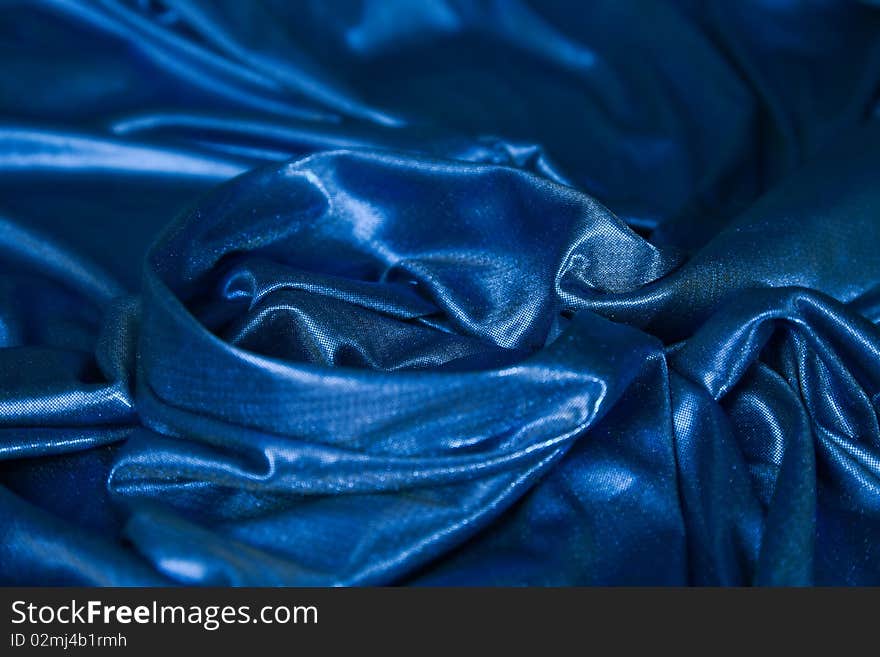 Elegant And Soft Blue Satin