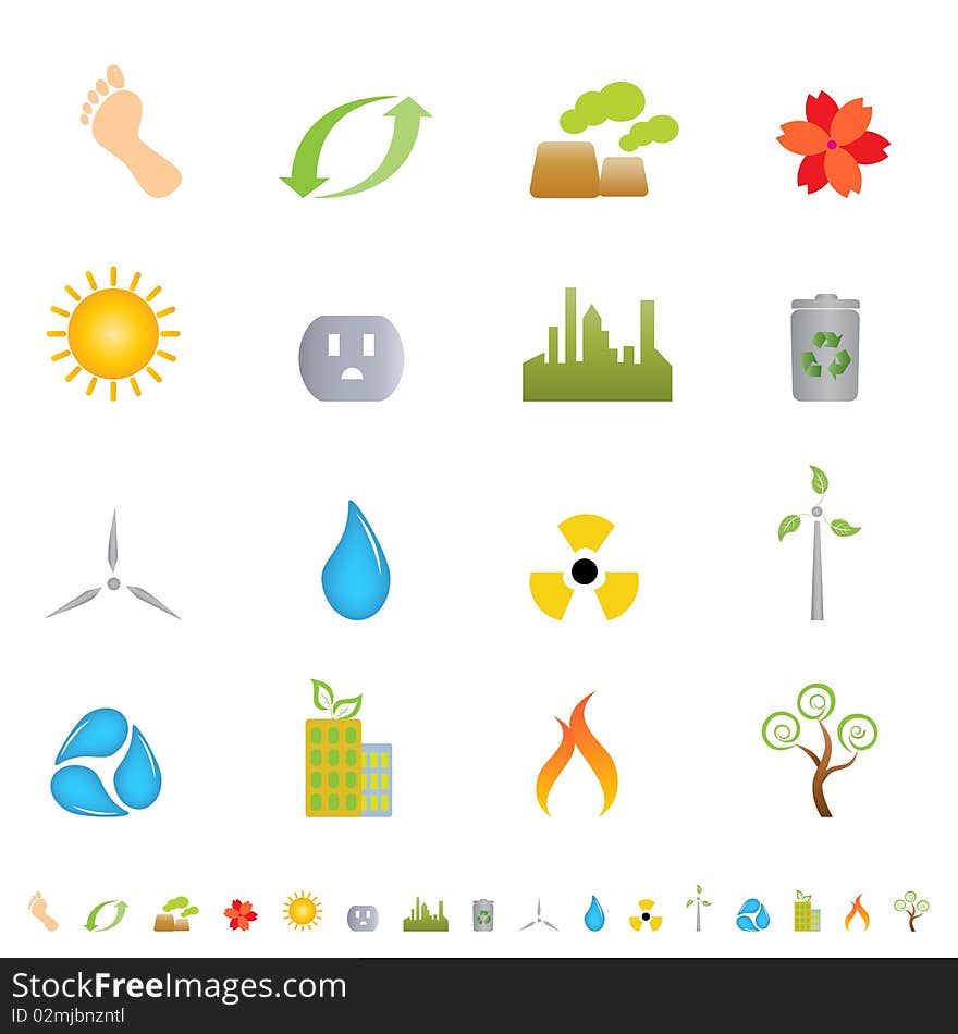 Green Environment Icons