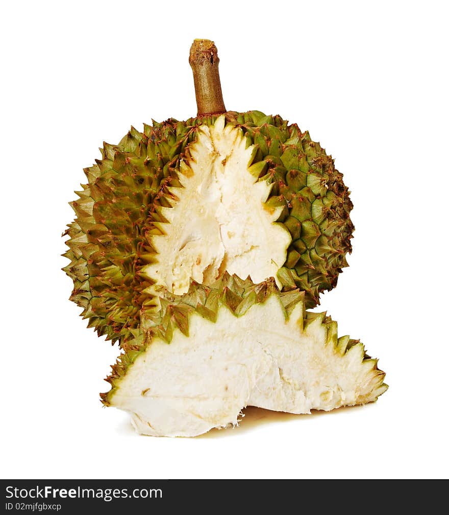 King of the fruits. Durian. Giant Tropical Fruit.